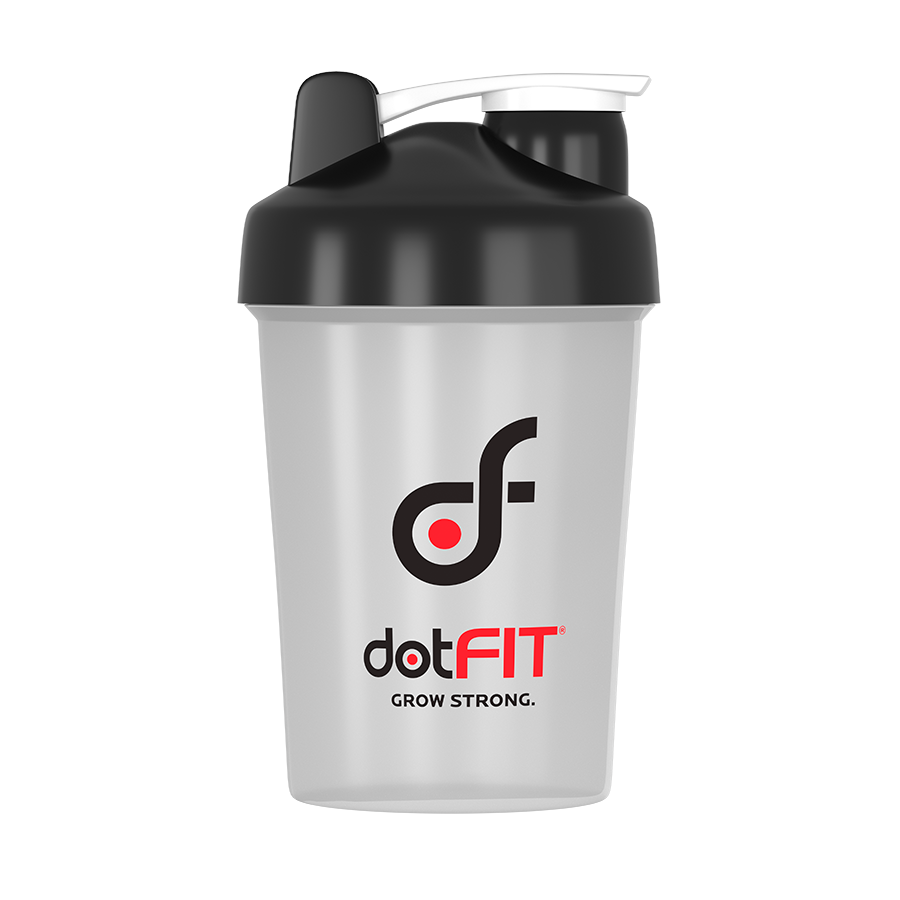 dotFIT Shaker Bottle - Black (20 oz)